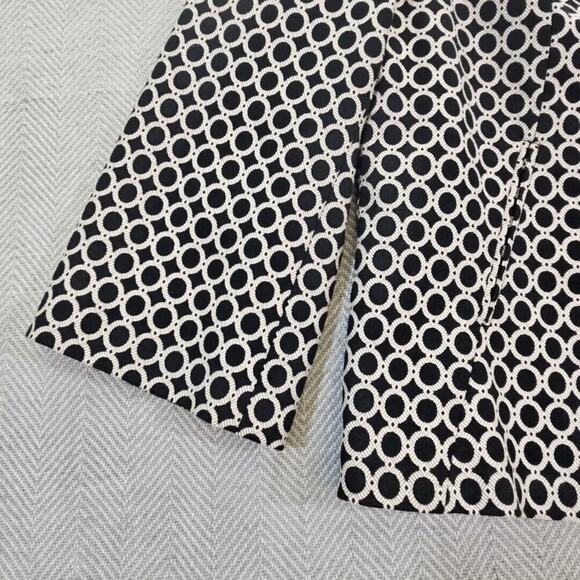 Rafaella Geometric Blazer Coat Jacket Women's Size 10 Black & White Old Money - Picture 12 of 16